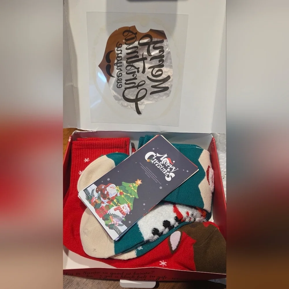 6 Pairs ofChristmas Socks for Kids Boys Girls